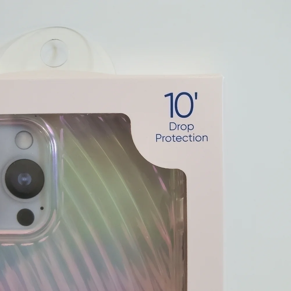Nwt Onn. 12 Pro Max IPhone Iridescent Ridges Case